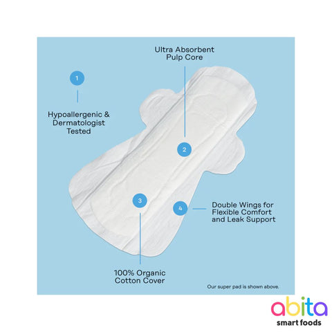 The Honey Pot Company Organic Cotton Cover Super Pads