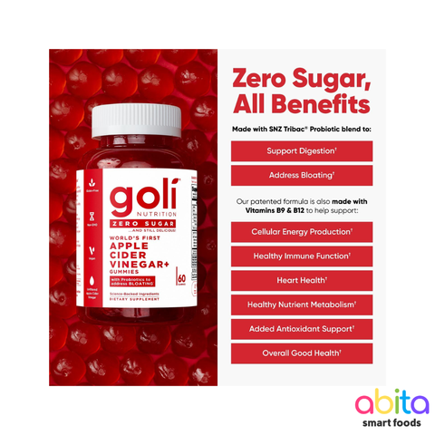 Golí Apple Cider Vinegar Gummies Zero Sugar
