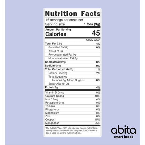 Abita Smart Foods Organic Poppy Seeds