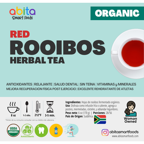 Abita Smart Foods Organic Red Rooibos Herbal Tea