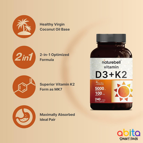 Naturebell Vitamin D3 + K2