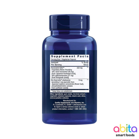 Life Extension Optimized Resveratrol Elite