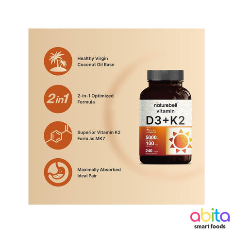 Naturebell Vitamin D3 + K2