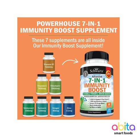 BIO Schwartz 7 in 1 Inmunity Boost 120 Capsules