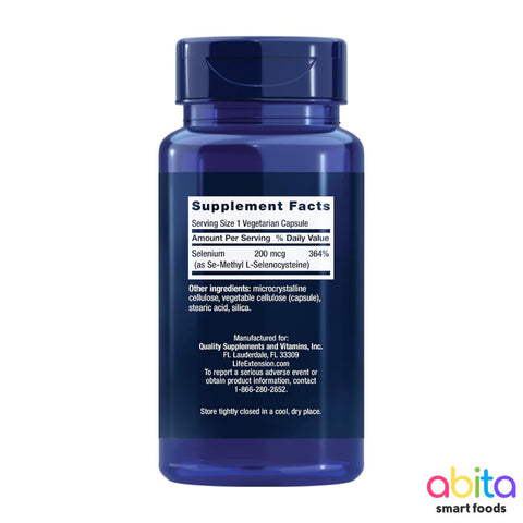 Life Extension Se-Methyl L-Selenocysteine 200 mcg