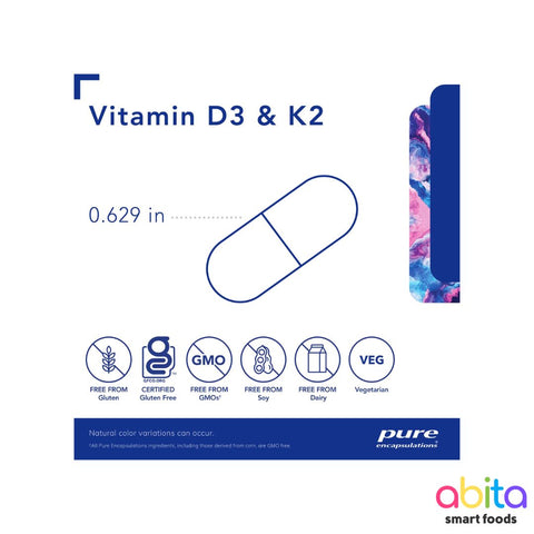 Pure Encapsulations Vitamin D3 & K2