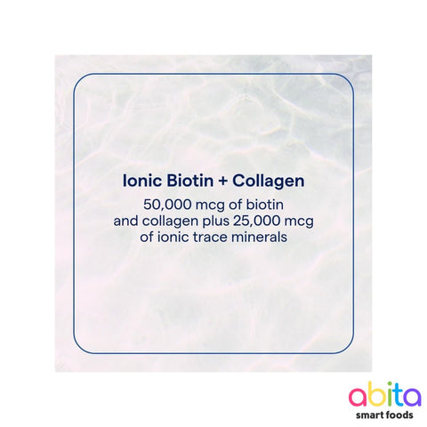 Trace Minerals Ionic Biotin + Collagen Liquid Mineral