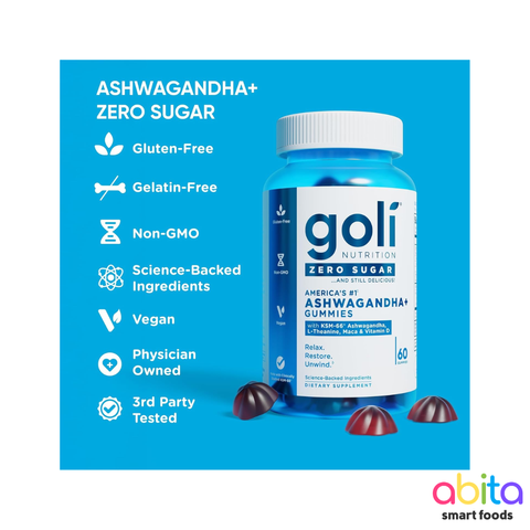 Golí Ashwagandha Gummies Zero Sugar