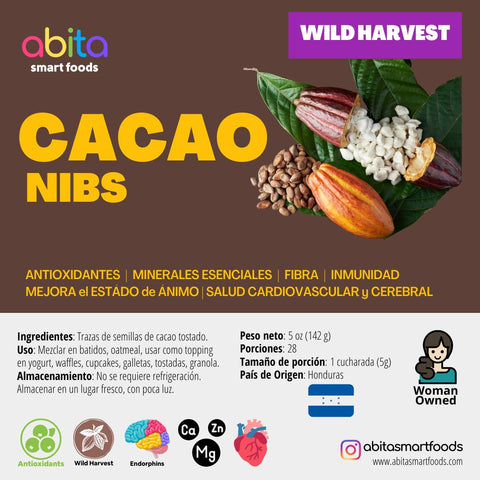 Abita Smart Foods Wild Harvest Cacao Nibs