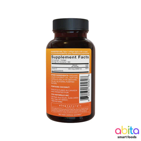 Viva Naturals  High-Potency Vitamin D3