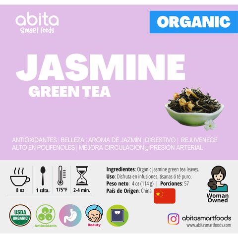 Abita Smart Foods Organic Jasmine Green Tea