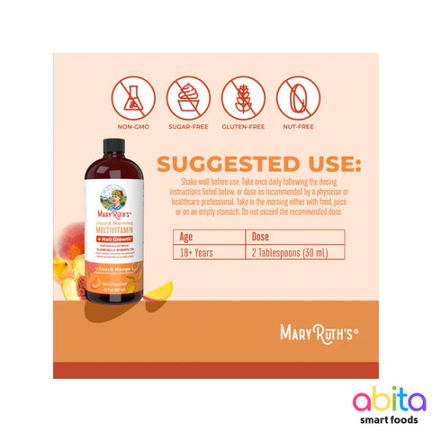 Mary Ruth's Liquid Morning Multivitamin + Hair Growth