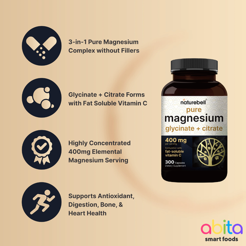 Naturebell Pure Magnesium Glycinate + Citrate