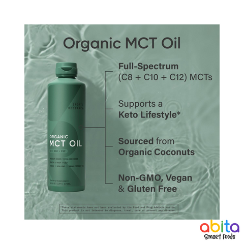 Sports Research Organic MCT Oil