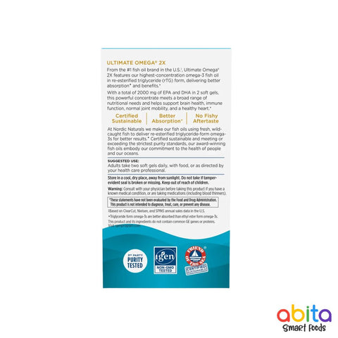 Nordic Naturals Ultimate Omega 2x