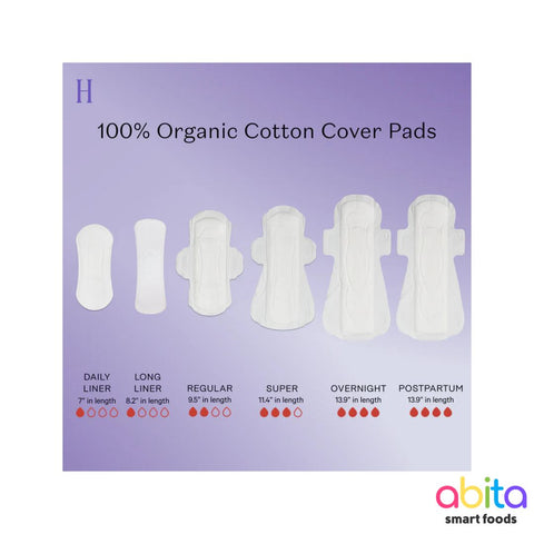 The Honey Pot Company Organic Cotton Cover Super Pads