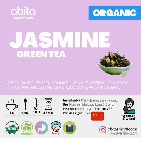 Abita Smart Foods Organic Jasmine Green Tea