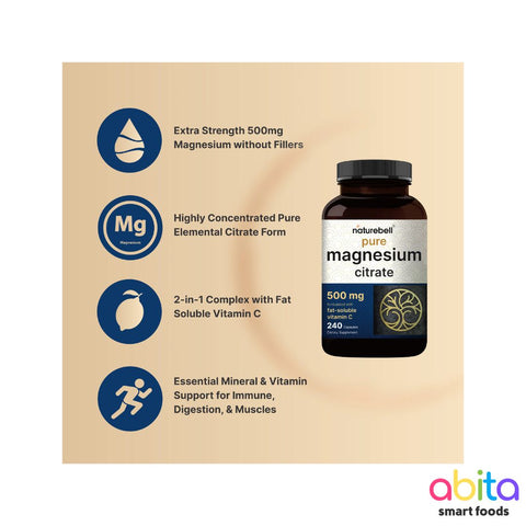 Naturebell Pure Magnesium Citrate