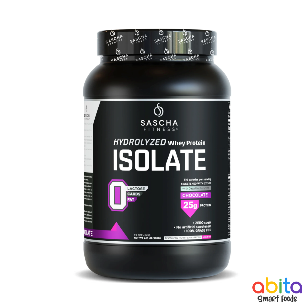 Sascha Fitness Whey Hydrolyzed Protein Isolate – ABITA Smart Foods