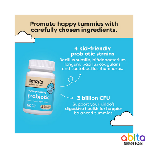 Renzo's Yummy Tummy Probiotics Kids