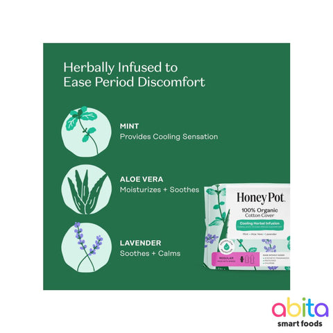 The Honey Pot Company Cooling Herbal Infusion Regular Pads