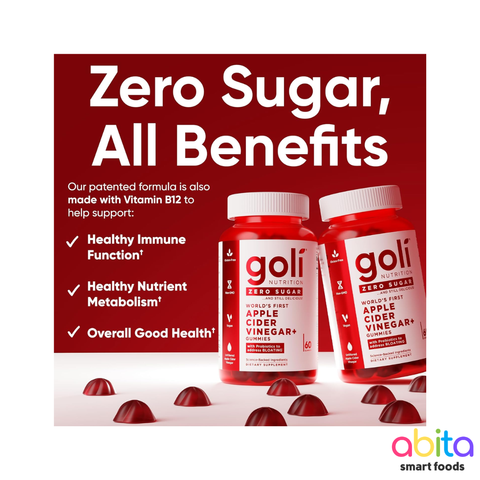 Golí Apple Cider Vinegar Gummies Zero Sugar