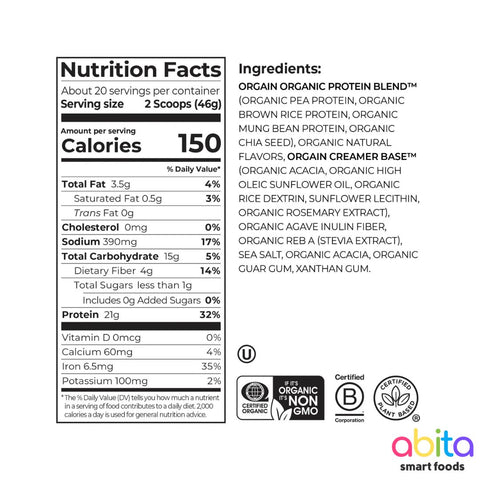 Orgain Organic Protein Powder