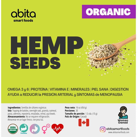 Abita Smart Foods Organic Hemp Seeds