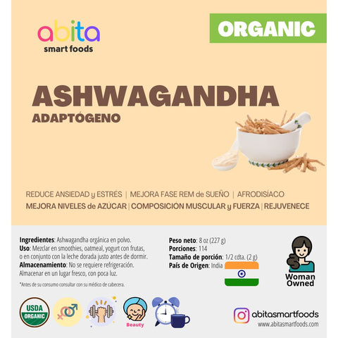 Abita Smart Foods Organic Ashwagandha