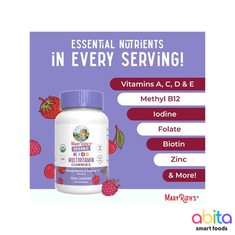 Mary Ruth's Kids Organic Multivitamin Gummies