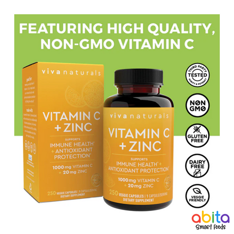 Viva Naturals Vitamin C + Zinc