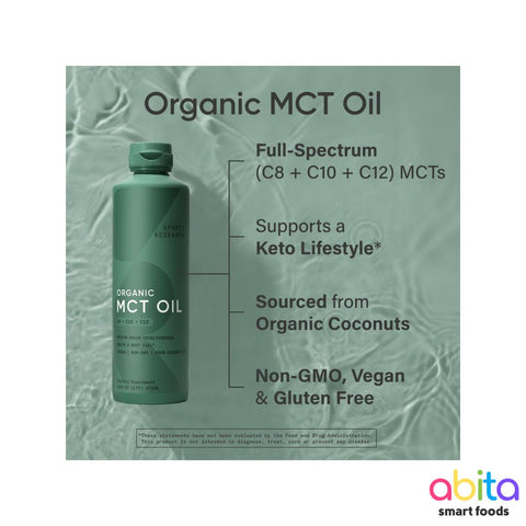 Sports Research Organic MCT Oil