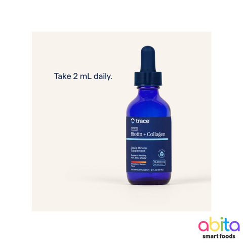 Trace Minerals Ionic Biotin + Collagen Liquid Mineral