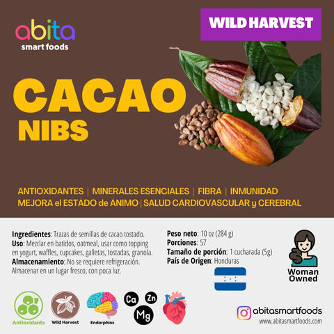 Abita Smart Foods Wild Harvest Cacao Nibs