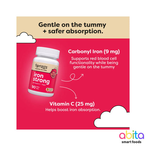 Renzo's Iron Strong With Vitamin C Kids