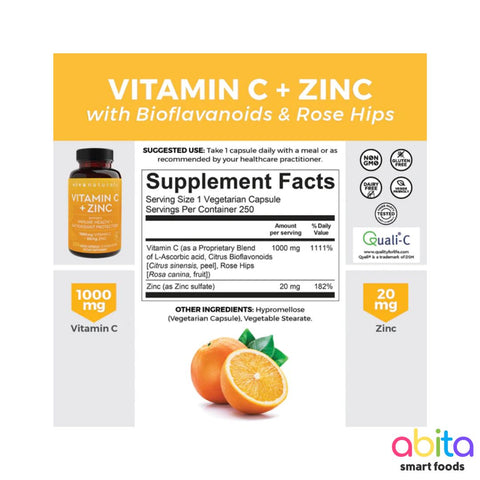 Viva Naturals Vitamin C + Zinc