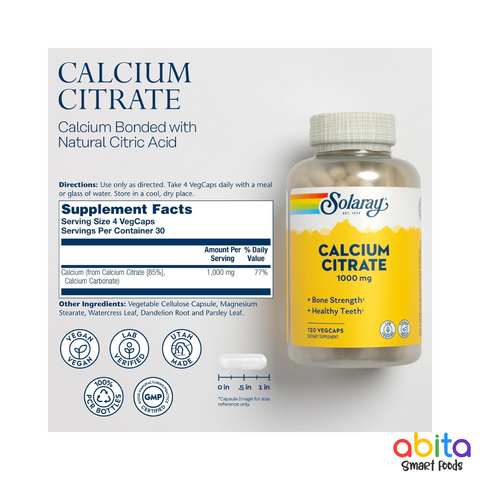 Solaray Calcium Citrate