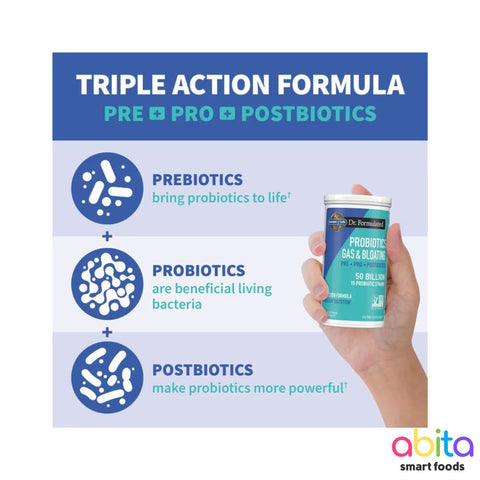 Garden Of Life Dr. Formulated Probiotics Pre + Pro + Post Probiotics Gas & Bloating