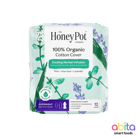 The Honey Pot Company Cooling Herbal Infusion Overnight Pads