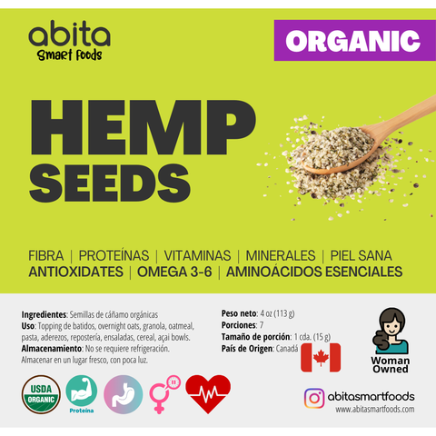 Abita Smart Foods Organic Hemp Seeds