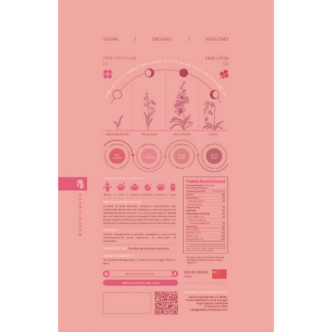Abita Smart Foods Ciclo de Semillas Fase Folicular