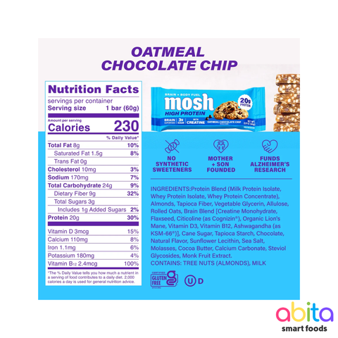 Mosh High Protein + Creatine Bar