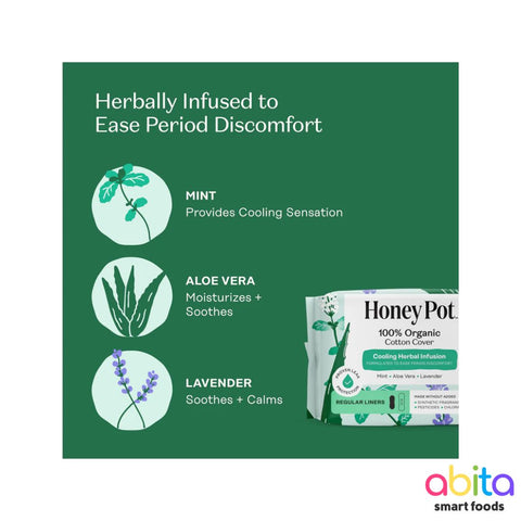The Honey Pot Company Cooling Herbal Infusion Regular Liners
