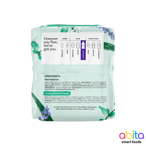 The Honey Pot Company Cooling Herbal Infusion Overnight Pads