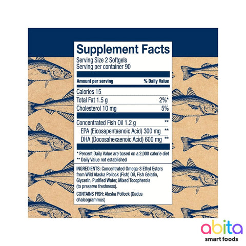 Wiley's Finest Fish Oil Peak DHA