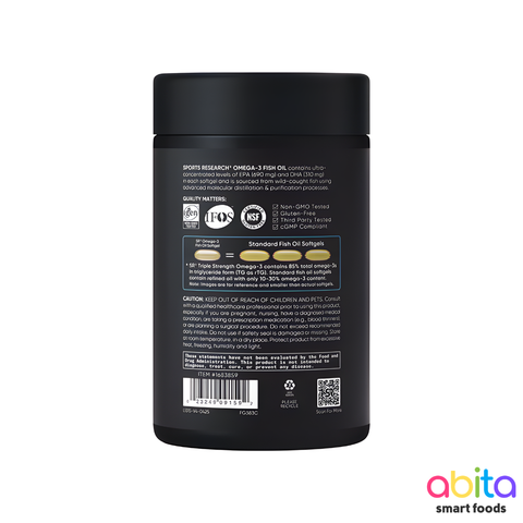Sports Research Triple Strength Omega-3 Fish Oil