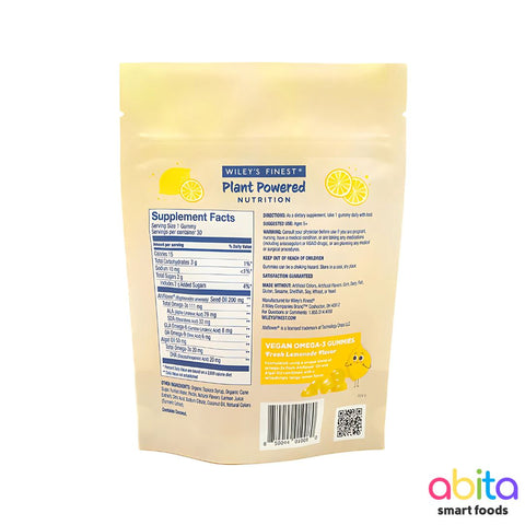 Wiley's Finest Vegan Omega-3 Gummies Kids