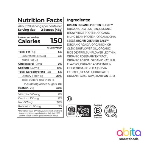 Orgain Organic Protein Powder