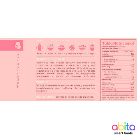 Abita Smart Foods Seed Cycle Follicular Phase