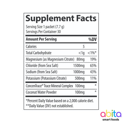 Trace Minerals Zero Lyte Electrolyte Drink Mix